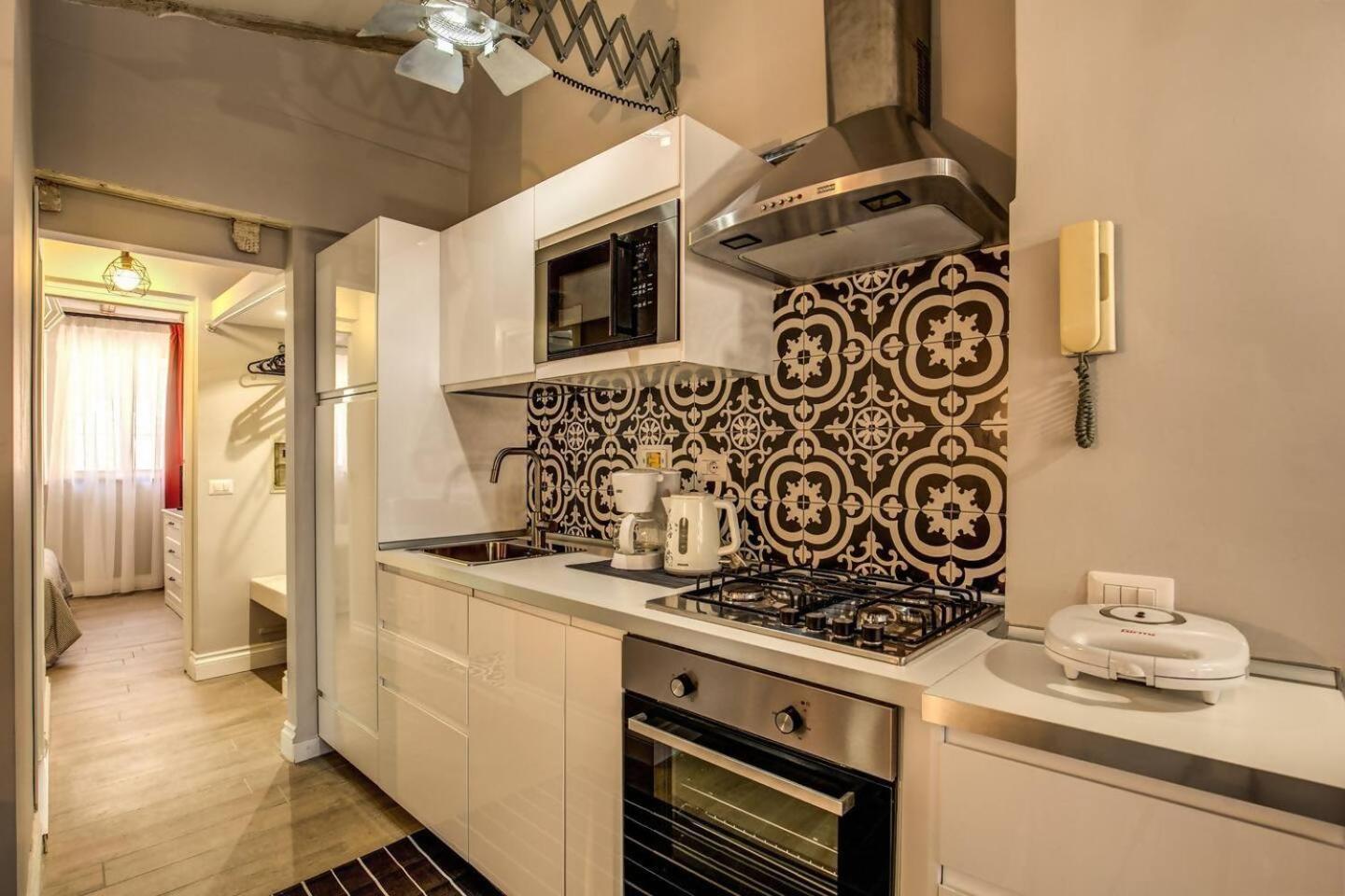Attic With Terrace By Trevi Fountain Appartement